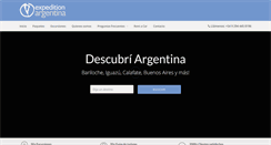 Desktop Screenshot of expeditionargentina.com